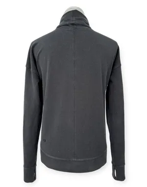 Lululemon | Sz 4 | Go Forward Black Funnel Neck Long-Sleeve Pullover Sweatshirt thumbnail 10