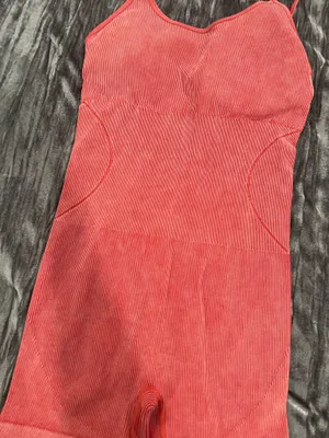 Red Striped Sleeveless Romper by pretty little thing size XL thumbnail 3
