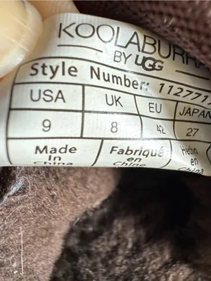Koolaburra Brown Suede Shearling Slide Slippers Size 9 thumbnail 6