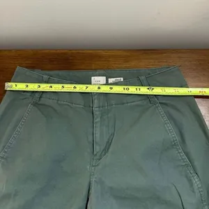 A New Day high waisted wide leg stretch pants Olive Green Coastal Size 2 thumbnail 4