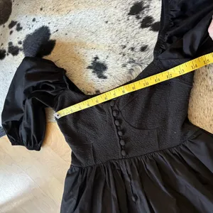 ANTHROPOLOGIE MAEVE Black Puff-Sleeved Sweetheart Mini Dress Size XS‎ thumbnail 8
