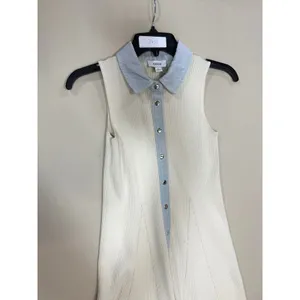 CeCe Denim Collar Placket Rib Dress size XS thumbnail 3
