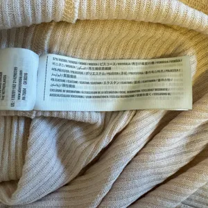 Abercrombie & Fitch Beige Ribbed Notch Neck Long Sleeve Top Medium thumbnail 5