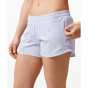 ✨Lululemon Hotty Hot Low-Rise Lined Short 4" Pastel Blue Sz 8✨ thumbnail 3