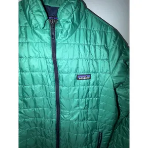Women's Patagonia Nano Puffer Jacket Blue Teal Size M thumbnail 2