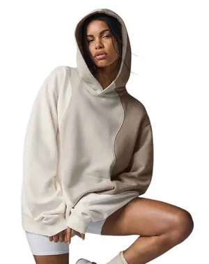 Alo Yoga Make Waves Hoodie Ivory/Bone/Gravel XS thumbnail 1
