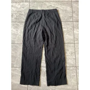 J.Crew Black Linen Blend Wide Leg Trousers Pants BY754 Womens 6 thumbnail 9