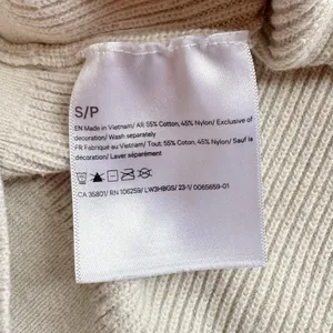 Lululemon Cotton-Blend Mock-Neck Sweater Heathered Bone Small Women’s W3HBGS thumbnail 7