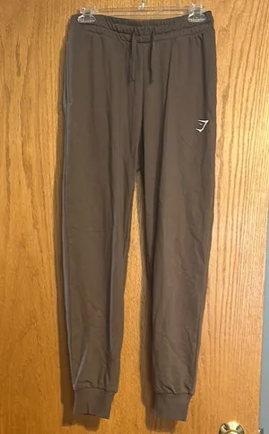Gymshark Brown Joggers thumbnail 1