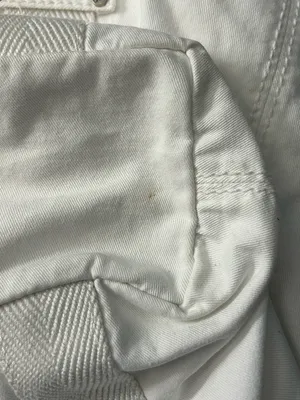 Aeropostale White Canvas Tote Bag with Strap Accents thumbnail 10