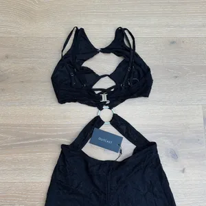 Outcast Jumpsuit Cutouts Lace Oakley Size L Black thumbnail 6