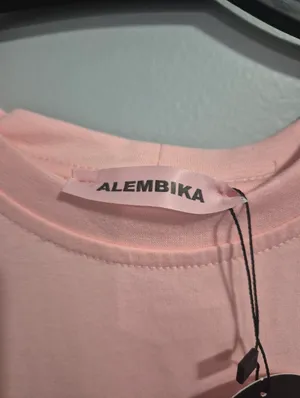 Alembika Women Laganlook art to wear bohemian pink “for Women” Tee - One Size thumbnail 4