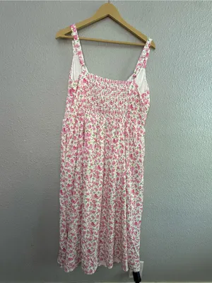NWT Scarlett Darkness Floral Milkmaid Midi Dress Size XL thumbnail 4