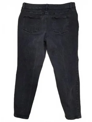 Maurices Womens Skinny Jeans Size Xlarge Black Denim Fitted Stretchy Slimming thumbnail 2