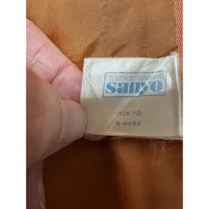 Vintage Sanyo Fashion House Tokyo Burnt Orange Structured Blazer Japan Made Sz 8 thumbnail 7