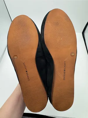 Lucky Brand Shoes Womens Size 7.5 Black Suede Boat Flats Moc Toe LK-TINEERA thumbnail 2