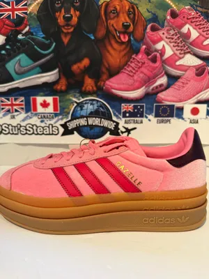 Women’s Adidas Gazelle Bold Fuzzie 7W thumbnail 2
