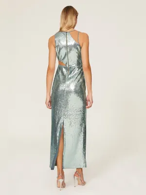 Toccin Sequin Cut Out Gown thumbnail 2