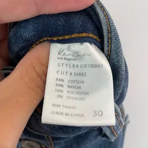 KanCan Norah High Rise Ankle Skinny Button Fly Jeans Size 30 thumbnail 8