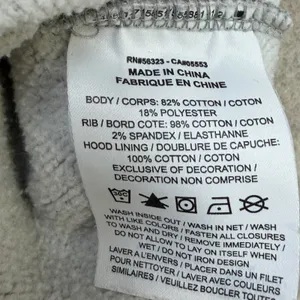 Jordan Flight Hoodie Womens S Gray Loose Cropped Athleisure Streetwear Gorpcore thumbnail 4