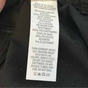 Offline by Aerie Womens M Real Luxe Black Hi-Rise Faux Leather‎ Leggings Stretch thumbnail 10