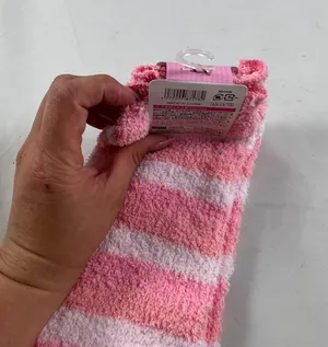 Sweet Room Light Pink White Leg Warmers thumbnail 3