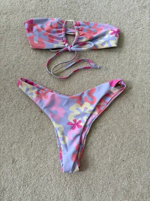 Shein Floral Bikini Set thumbnail 2