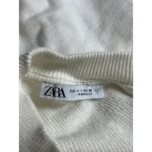 Zara LA Women's Embroidery Patchwork Plush Crop Varsity Sweater Sweatshirt Top S thumbnail 5
