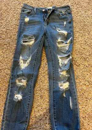 KanCan USA Jeans Distressed High-Rise thumbnail 1