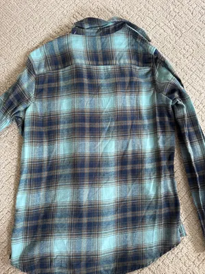 Northeast Outfitters Plaid Flannel Blue Size M thumbnail 4