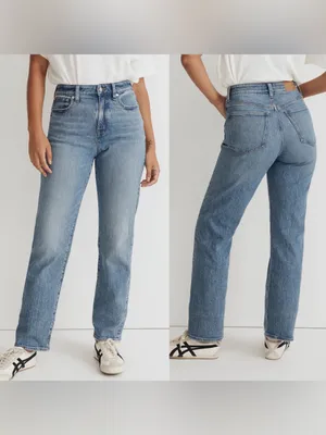 Madewell The Curvy ‘90s Straight Jean in Enmore Wash Size 25 Medium Vintage Wash thumbnail 2
