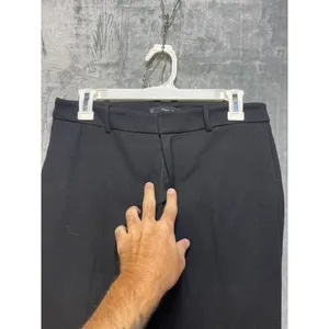 MNG Mango Women's Black Straight Leg Dress Pants Trousers Size 10 thumbnail 3