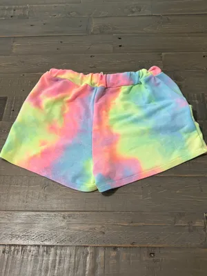 BIBI Women’s Small Tie Dye Two Piece Lounge Set Top & Shorts thumbnail 4