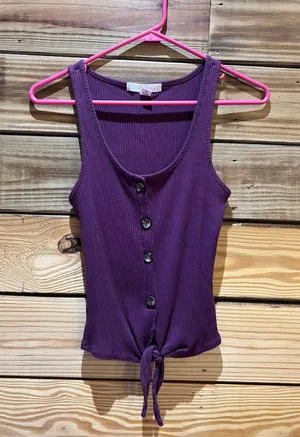 Eye Candy Purple Tank Top thumbnail 1