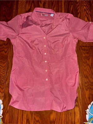 Chik-Fil-A Shirt Womens Large Button Up Employee Uniform Workwear size med thumbnail 3