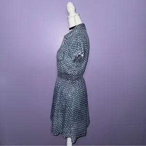 Mossimo Supply Co. Denim Polka Dot Dress thumbnail 7