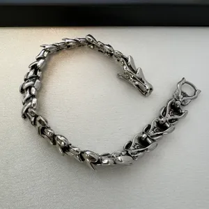 Dragon Bone Bracelet for Men Women,Streetwear Punk Hip Hop Unisex Style thumbnail 3