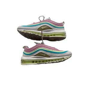 Nike Air Max 97 Women's Running Shoes SZ 7.5 White/Pink, CW7017-100 thumbnail 4