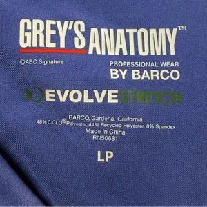 Grey's Anatomy Royal Blue Scrub Pants SZ:LP thumbnail 6