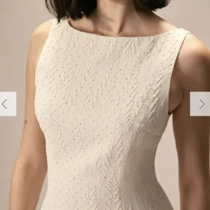 RIHOAS The Beige Boat Neck Textured Mini Dress 22 thumbnail 4
