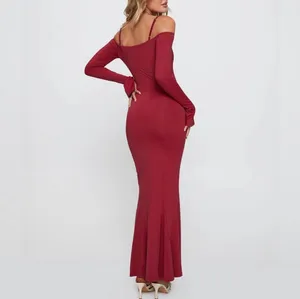 Princess Polly Lucillea Long Sleeve Maxi Dress Red thumbnail 2
