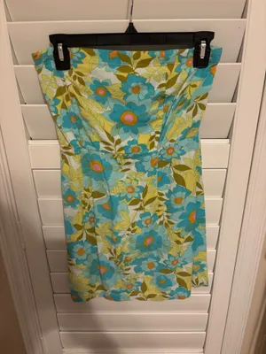 Billabong Strapless Floral Mini Dress thumbnail 3