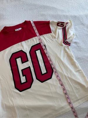 Miaou Knox Top GO Red White Rogue NEW NWT Large thumbnail 4