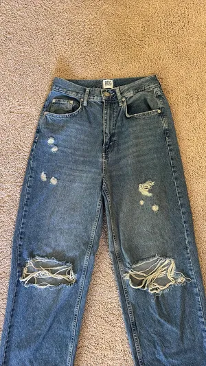 BDG High-Rise Jeans Baggy Urban Outfitters Distressed thumbnail 4