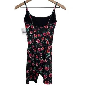 Free People FP Movement Onzie One Piece Romper Rose Black Red Size S-M New thumbnail 5