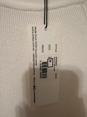 White Sweater Dress Size M thumbnail 4