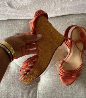 JCrew Coral Wedges. Size 6. Cute! I can ship ASAP! thumbnail 1