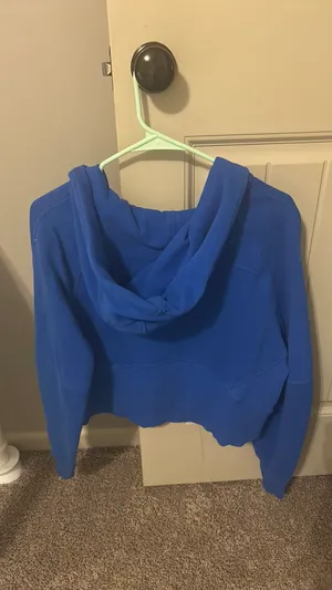 Blue Lululemon Scuba Hoodie Oversized Half-Zip thumbnail 4