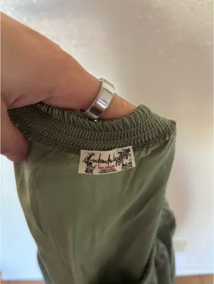Free people midnight muse half slip green thumbnail 3