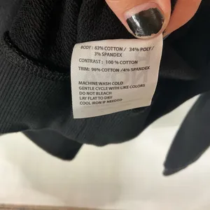 Rafi Nova NWT Black Hoodie Size‎ Medium thumbnail 5